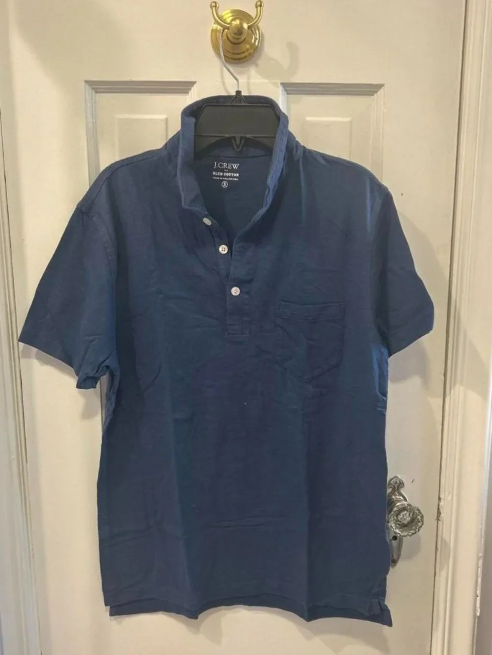 J.Crew Men's Navy Polo-shirt